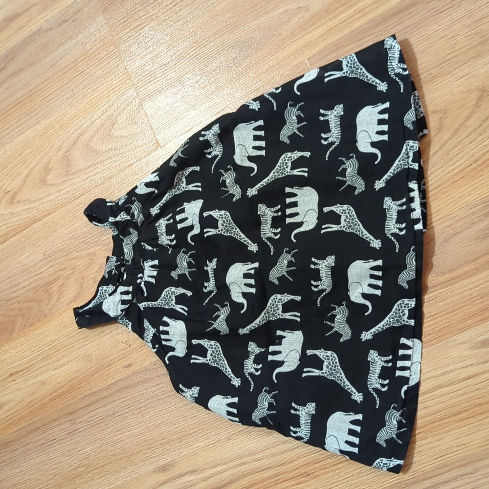 Animal print halter top
